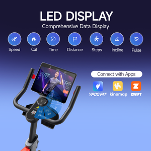 Bicicleta de <span class=keywords><strong>Spinning</strong></span> Eléctrica Inteligente <span class=keywords><strong>para</strong></span> Uso Doméstico, Bicicleta de Ejercicio <span class=keywords><strong>para</strong></span> Adultos, Hombres, Mujeres y Familias, <span class=keywords><strong>para</strong></span> Correr y <span class=keywords><strong>Hacer</strong></span> Ejercicio - Product Image 4