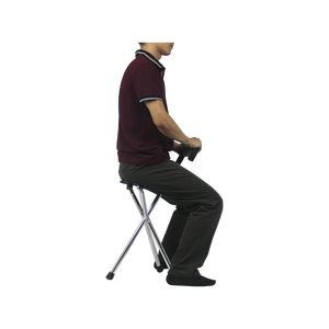 Gậy Ba Chân Di Động Nhẹ Hỗ Trợ Đi Bộ Giá Đỡ Ba Chân Y Tế Gấp Gọn Cho Người Già Gậy Đi Bộ Ghế Gập Được - Product Image 3