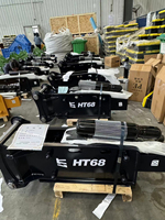 Huitong Martillo hidráulico 3156 KG Tipo superior para excavadoras de 30-40 toneladas OEM con certificado CE Motor como componente central