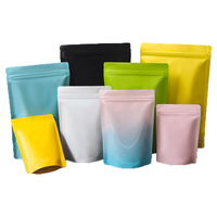 Sachets Doypack personnalisés à fermeture éclair et à encoche de déchirement pour l'emballage de café, thé et snacks, impression de logo personnalisée, directement de l'usine, faible MOQ