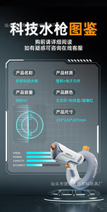 Kinder Elektrisch Waterpistool Speelgoed Met Automatische Hoge Druk Continu Schieten Grote Capaciteit En Ultra Lange Afstand - Product Image 5