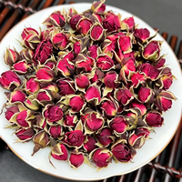 Bourgeons de rose séchés Golden Edge pour tisane – Fleurs séchées naturelles pour infusions – Matière première en vrac