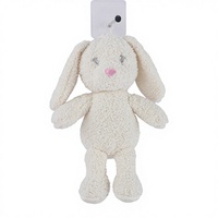 Peluche de lapin brodée douce, rembourrage en coton PP polyester, lapin en peluche super doux et mignon, cadeau de confort pour enfants et bébés