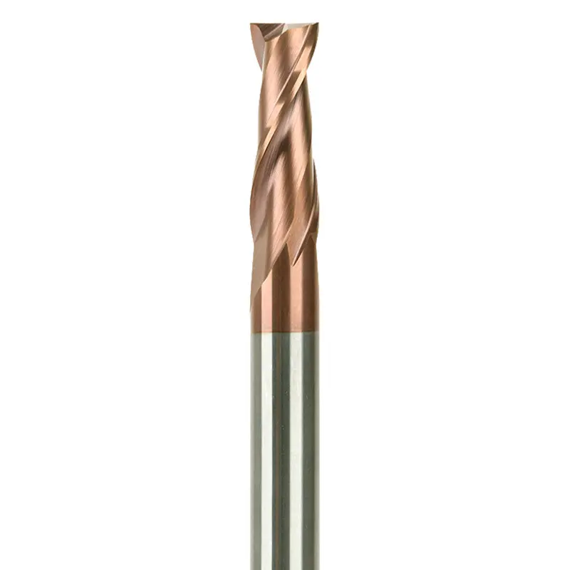 HRC58 2 Flute 1.0mm-20.0mm Alloy Solid Carbide End Mill CNC Router Milling