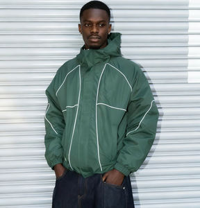 <span class=keywords><strong>Giacca</strong></span> Antivento Tattica Oversize in Nylon Poliestere con Bordi Riflettenti e Linee Evidenziate Personalizzata per <span class=keywords><strong>Uomo</strong></span> - Product Image 2