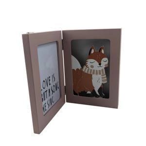 Double support décoratif en bois à LED pour enfants, cadre <span class=keywords><strong>Photo</strong></span>, personnalisé, moderne - Product Image 3