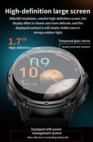 2025 1100mAh Super batterie 3ATM étanche Silicone Smartwatch fréquence cardiaque surveillance de la pression artérielle pour les Sports de plein air unisexe