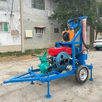 Plateformes de forage de puits profonds les plus vendues en usine, profondeur 100m et 200m, faciles à utiliser et adaptées à l'utilisation en Afrique