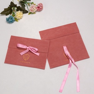 Vente en gros enveloppe imprimée avec logo personnalisé bracelet chaîne à pression collier <span class=keywords><strong>pochette</strong></span> à bijoux sac d'emballage petits pochettes à bijoux en velours - Product Image 2