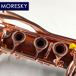 MORESKY Clarinette professionnelle en bois de Mopane, or rose, 17 clés, clarinette soprano personnalisable M16 (OEM) - Product Image 5