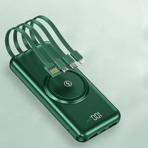 20000毫安时电源组带电缆的发光二极管显示无线充电器20000毫安时2合1快速充电磁性手机电源组 - Product Image 3