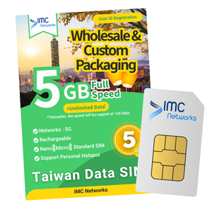 Wholesale Taiwan Global Mobile Data Connectivity SIM Card Custom Package 4G 5G Travel eSIM <b>Physical</b> SIM - Product Image 4