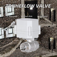 Vanne Électrique Modulante Proportionnelle à Bille A20-M15-S2-C 1/2" DN15 SS304 BSP DC9-24V 4-20mA pour l'Eau OEM