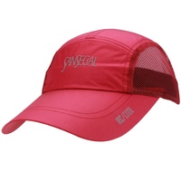 Gorras Deportivas Personalizadas de Secado Rápido con Logotipo Bordado Impreso de 5 Paneles, Gorras Deportivas de Nueva York para Correr, Gorra de Béisbol Unisex