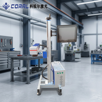 Máquina de Marcado Láser de Fibra HG-FX-D100, Máquina de Grabado Láser CNC de Alta Precisión para Marcado Industrial de Metales en Línea de Producción