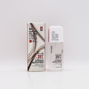 Prebase <span class=keywords><strong>de</strong></span> <span class=keywords><strong>Maquillaje</strong></span> F335 Spf 35 <span class=keywords><strong>Super</strong></span> <span class=keywords><strong>Stay</strong></span> 5 en 1 con Ácido Hialurónico, Textura <span class=keywords><strong>de</strong></span> Gel Refrescante, No Pegajosa, Transparente, <span class=keywords><strong>Base</strong></span> <span class=keywords><strong>de</strong></span> <span class=keywords><strong>Maquillaje</strong></span> con Protección UV - Product Image 1