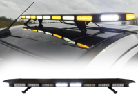 Lampu Strobo LED Profil Rendah untuk Atap Kendaraan Shinemien, 104 LED Intensitas Tinggi, 5000 Lumen, 12V/24V, Tahan Air, Bersertifikasi CE, untuk Keadaan Darurat