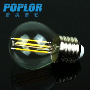 หลอดไฟ LED poplor E27 G45 B22 4 6 8W ไส้หลอดแก้ว220V สำหรับโคมระย้าไฟตั้งโต๊ะ - Product Image 1