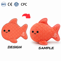Mainan Hewan Peliharaan Boneka Ikan Catnip Custom, Boneka Ikan Lembut, Bentuk Ikan Lucu, Hadiah untuk Anak Kucing, Bersertifikat CE
