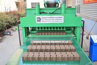 Machine automatique de fabrication de briques d'argile, de ciment de sol comprimé, DF10-10