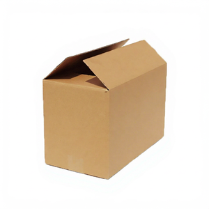 Biodegradable Custom Design Square Containers <b>Cardboard</b> <b>Box</b> Corrugated Paper Packaging <b>Box</b> for Delivery Mailing - Product Image 1