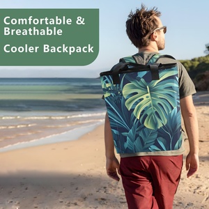 Sac isotherme extra large pour le déjeuner, motif floral tropical hawaïen, idéal pour transporter des aliments chauds, sac de livraison pour livreurs - Product Image 6