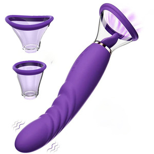 Jouet vibrant 3-en-1 pour stimulation mammaire, clitoridienne et orale, vibromasseur point G, langue vibrante, silicone ABS, rechargeable USB, pour adultes - Product Image 1
