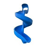 Moule de rotomoulage de grande taille pour toboggan de terrain de jeux extérieur, moule de rotomoulage en acier robuste OEM