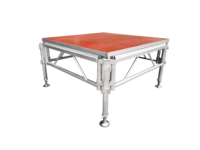 Scène portable amovible en aluminium pour concerts en plein air, présentoirs en treillis à montage facile pour événements