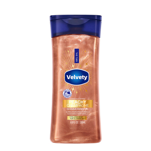Gel Olio Corpo Scintillante al Profumo di Pesca e Champagne con Burro di Cacao e Vaniglia 200ml per la Cura Quotidiana di Tutto il Corpo - Product Image 1