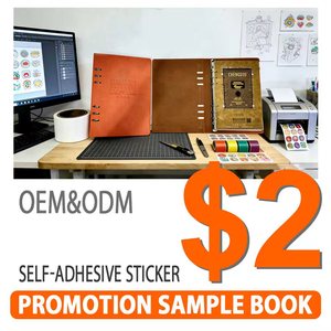 Livre d'échantillons de promotion d'étiquettes adhésives professionnelles |   Étiquettes imprimées en offset sur papier d'art avec marquage à chaud |   Économisez du temps et des coûts d'échantillonnage - Product Image 1
