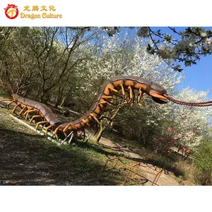 アニマトロニック昆虫ムカデ装飾巨大シリコンゴム動物遊園地用モデル価格