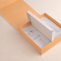 Boîte d'emballage personnalisée en carton rigide magnétique pour produits électroniques grand public, tels que kits de beauté faciale avec boîte cadeau pour appareil