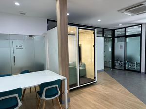 ห้องทำงานส่วนตัวแบบเก็บเสียง รุ่น Comine <span class=keywords><strong>Modern</strong></span> ปี 2026 พร้อมรูปภาพถ่ายจริง ติดตั้งง่าย มีล้อเลื่อน ห้องเงียบสำหรับทำงานส่วนตัว ทำจากอลูมิเนียม - Product Image 2