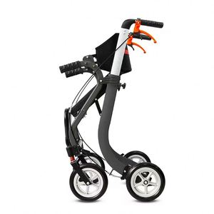 Déambulateur pliant en aluminium pour personnes âgées, aide à la marche, chariot de mobilité pour seniors, matériel de rééducation thérapeutique - Product Image 3