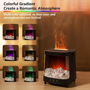 Proyector de Galaxia, Difusor de Aroma, Lámpara de Llama, Humidificador USB, Luz Ambiental de Escritorio - Product Image 2