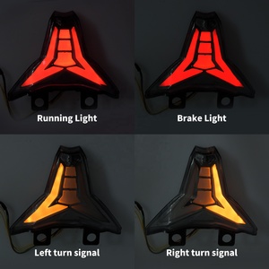 Luz Trasera Integrada de Motocicleta con Señales de Giro LED, Freno y Luz de Marcha para Kawasaki Ninja 400 Z400 ZX10R <span class=keywords><strong>ZX6R</strong></span> Z1000 13-23 - Product Image 5