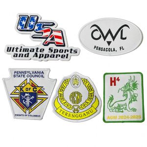 Manufactory Wholesale Embroidered Badges Iron on Jean <b>Jacket</b> <b>Patches</b> Fabric Carton Design Free Sustainable Custom Shape - Product Image 3