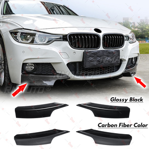 2x <b>Splitter</b> Front Bumper <b>Lip</b> Body Kit Spolier for BMW F30 F35 Sedan 4 Door M-Tech M Sport 2014-2019 Fog Lamp <b>Splitter</b> Canards - Product Image 1