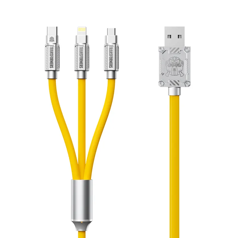 Kabel data Tipe c kabel pengisian data 3 in 1 TF-A03 Trans mantan model baru
