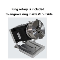 Petite machine de gravure laser sur bagues 50W 60W, découpeur laser pour bijoux en or avec fixation rotative