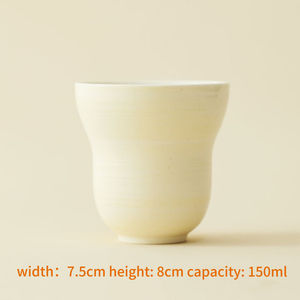 Tasse à thé en céramique émaillée de haute qualité, motif gourde, 150 ml, compatible lave-vaisselle et micro-ondes, légère - Product Image 6