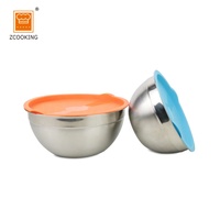 Accessoires de cuisine Bols à Mélanger En Acier Inoxydable Bol Ensemble