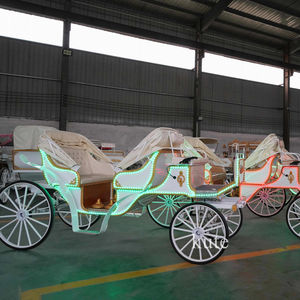 รถม้าไฟฟ้าแกะสลักหรูหราสำหรับพิธีแต่งงาน - Product Image 1