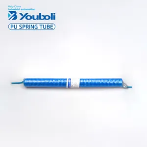 Tubo pneumatico pneumatico in poliuretano flessibile ad alta pressione rosso ad alta pressione per tubo pneumatico a spirale da 6mm/8mm/10mm/12mm