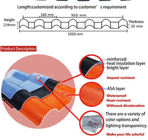 2,5 мм Колумбия, плитка из синтетической смолы, термопластичная, без ржавчины, испанская черепица, Теха-де-ПВХ - Product Image 6