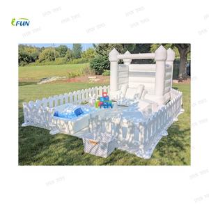 Ensemble de jeu en PU blanc souple <span class=keywords><strong>avec</strong></span> toboggan, <span class=keywords><strong>piscine</strong></span> <span class=keywords><strong>à</strong></span> <span class=keywords><strong>balles</strong></span> et blocs d'escalade pour aire de jeux intérieure/commerciale pour enfants - Product Image 3