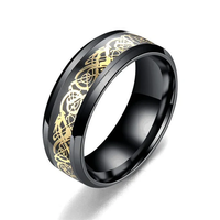 Unisex Vergoldeter Edelstahl Tier-Themen Cocktail-Ring 6g Modischer und Stilvoller Schmuck für Männer und Frauen Geburtstag