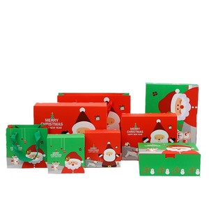Caja de Regalo Navideña con Logotipo Personalizado, Juego de Bufanda, Envío Navideño, Tarjeta de Felicitación, Caja de Embalaje de Papel - Product Image 1