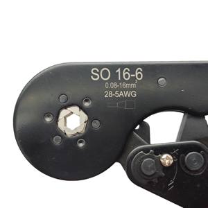 <span class=keywords><strong>Pince</strong></span> terminale donc 16-6 0.08-16MM Outils de sertissage de cosses de câble <span class=keywords><strong>Pince</strong></span> à <span class=keywords><strong>sertir</strong></span> manuelle - Product Image 3